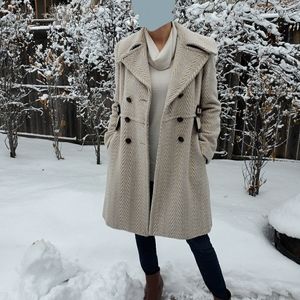 Women's wool/mohair winter coat